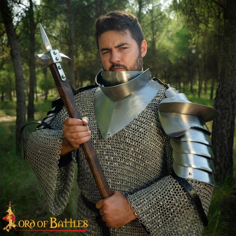 Gorget with Bevor 16 Gauge Steel