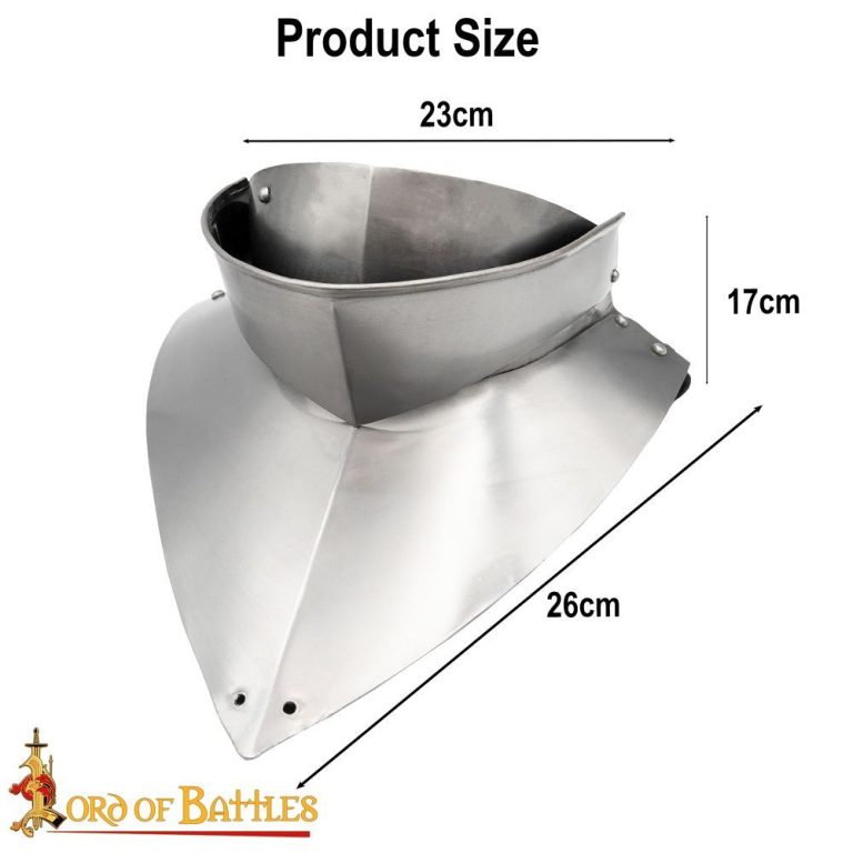 Gorget with Bevor 16 Gauge Steel