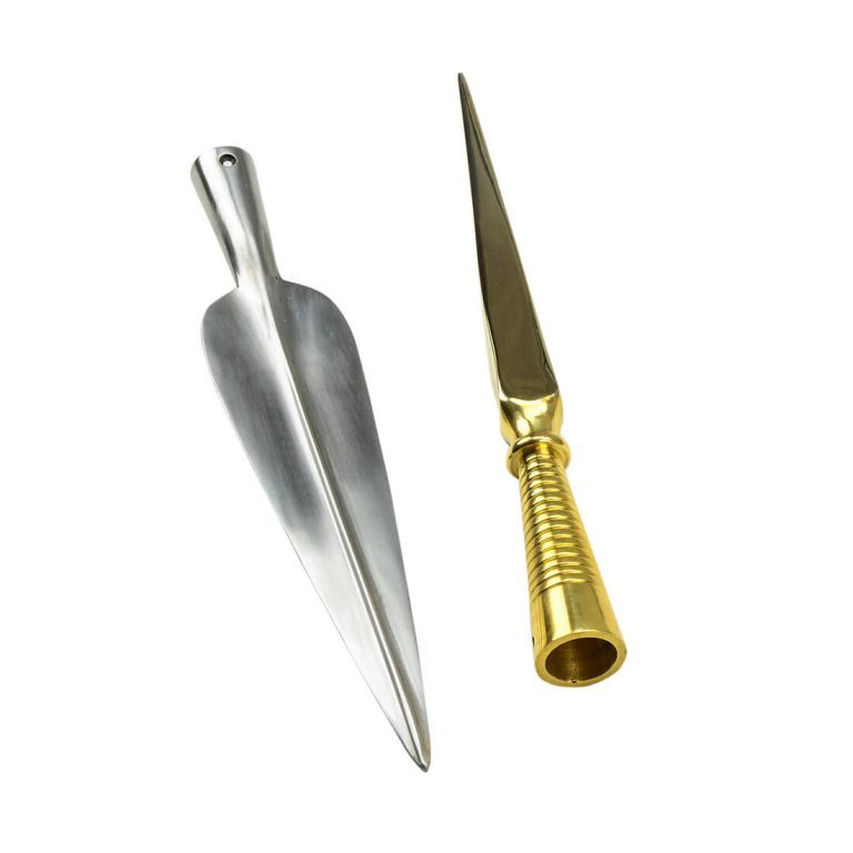 Greek Dory Spearhead and Sauroter Buttcap Set