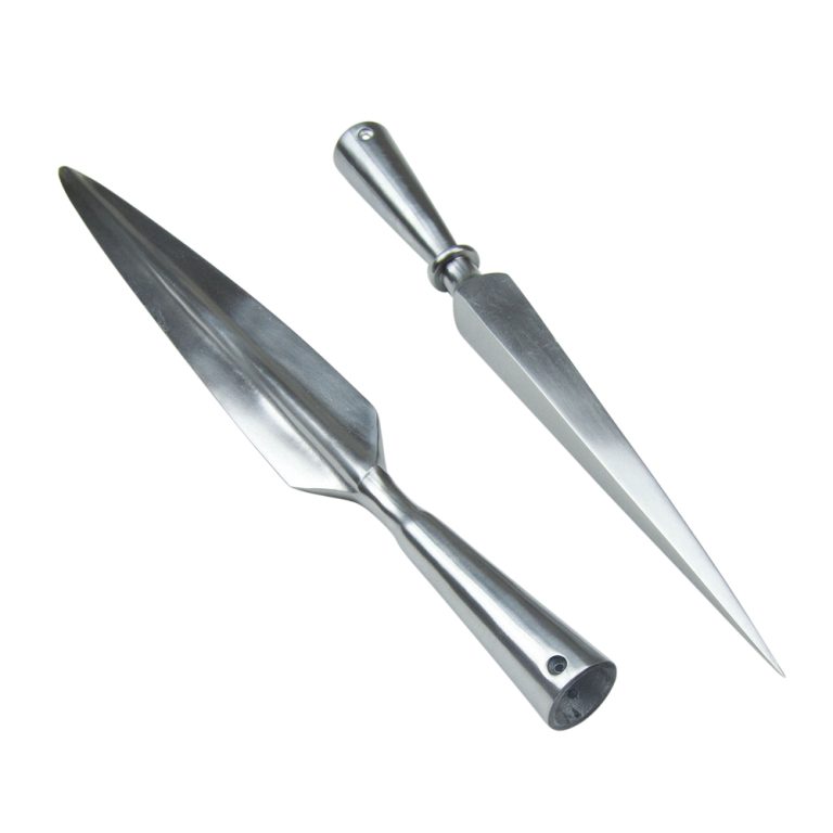 Greek Spear Head and Spike Set - Steel