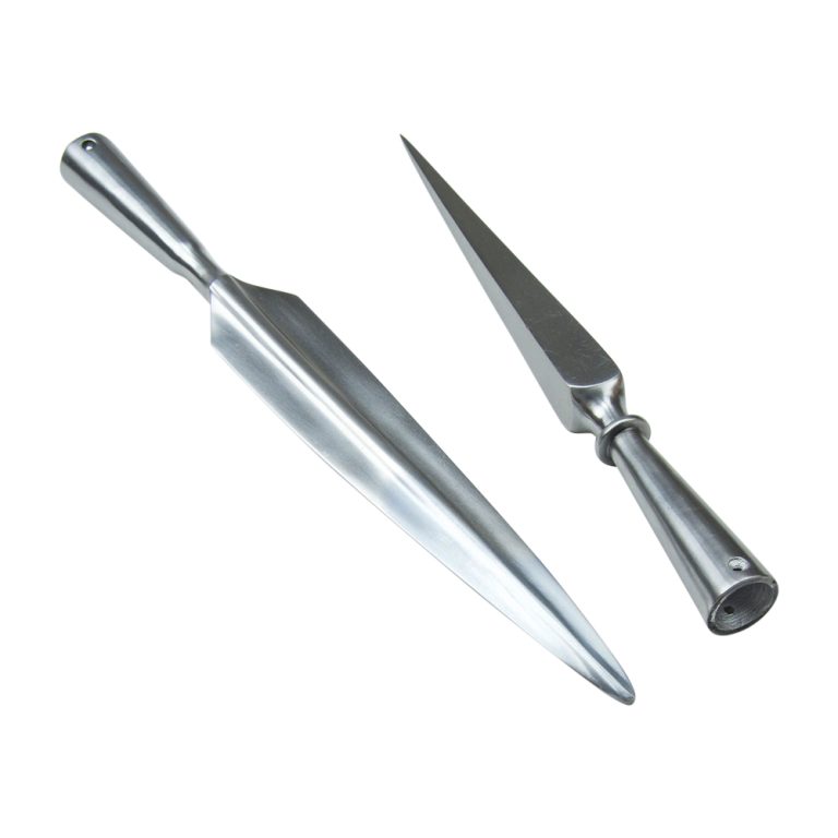 Greek Spear Head and Spike Set - Steel