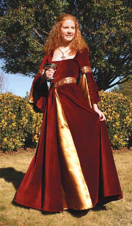 Hand-Sewn Berengaria Gown