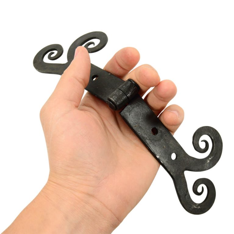 Handforged Medieval Iron Hinge