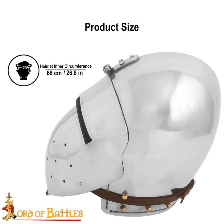 Klappvisor Bascinet  16 Gauge Steel