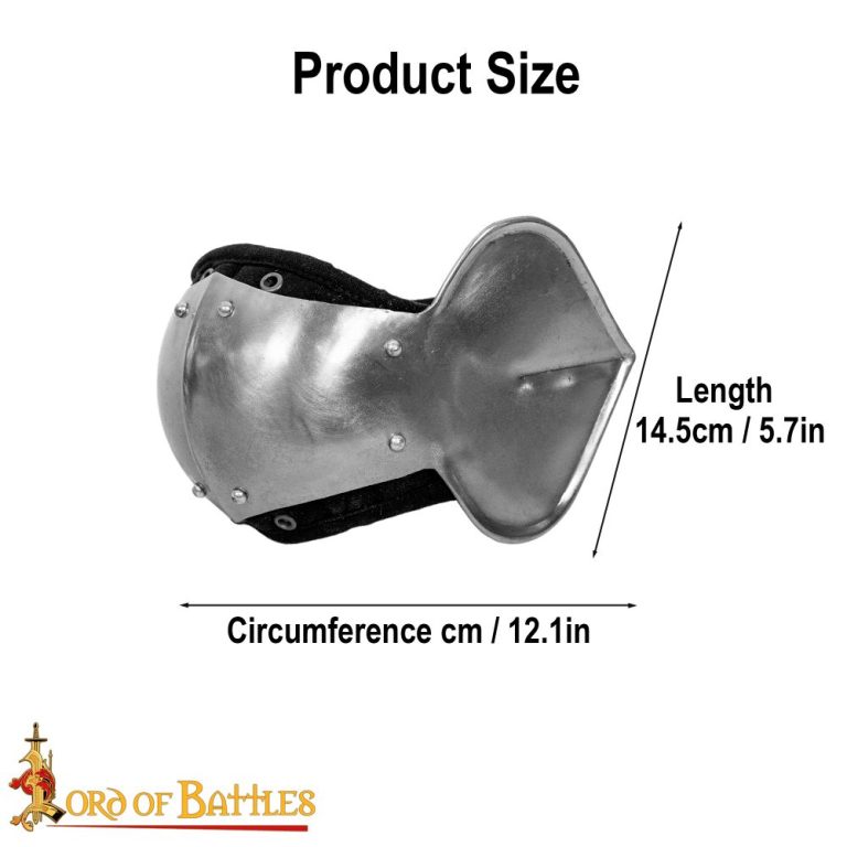 Knee Armor  Poleyns  18 Gauge Steel