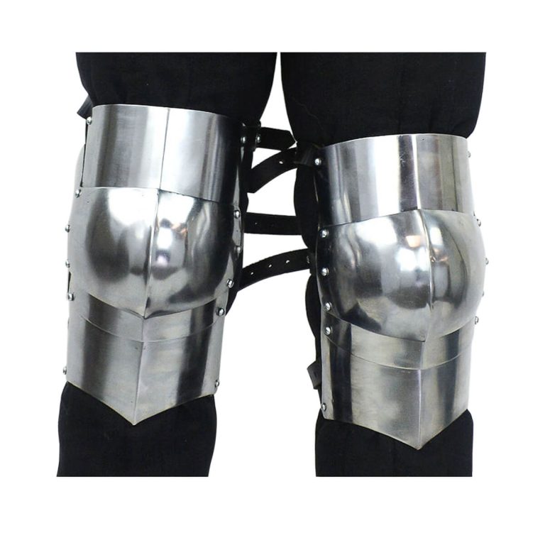 Knee Armor Set / Poleyns - 16 Gauge Steel
