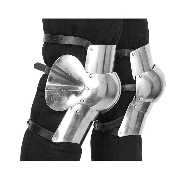 Knee Armor Set / Poleyns - 16 Gauge Steel