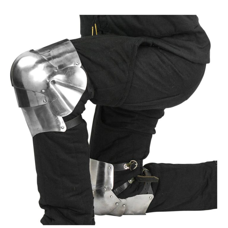 Knee Armor Set / Poleyns - 16 Gauge Steel