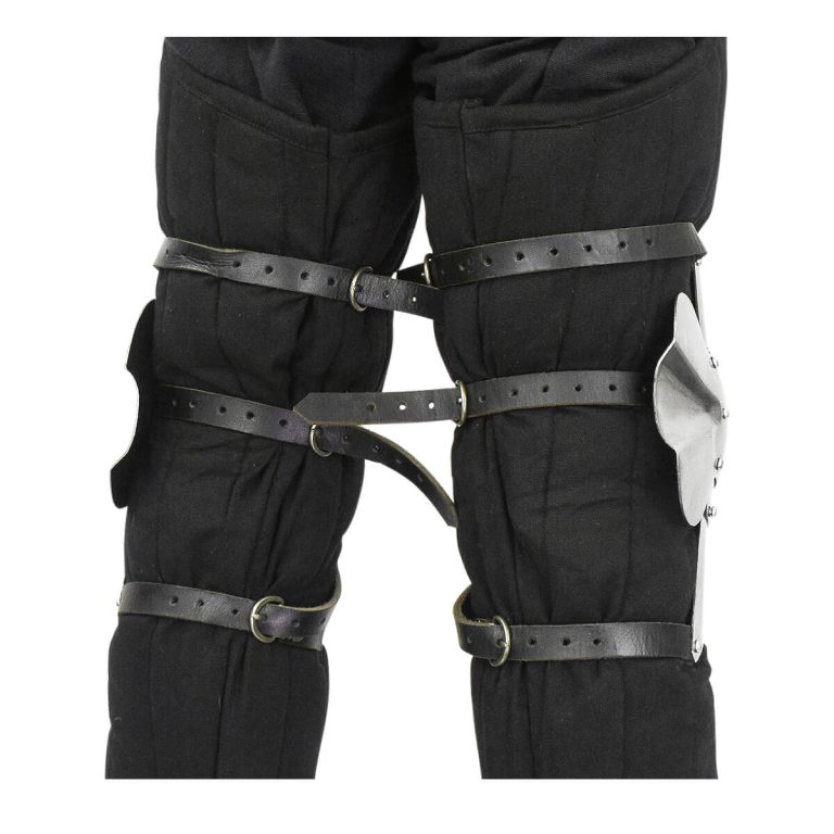 Knee Armor Set / Poleyns - 16 Gauge Steel