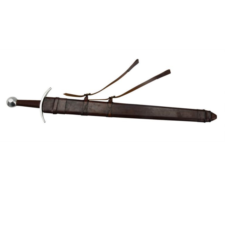 Knightly Arming Sword with adjustable hanging scabbard