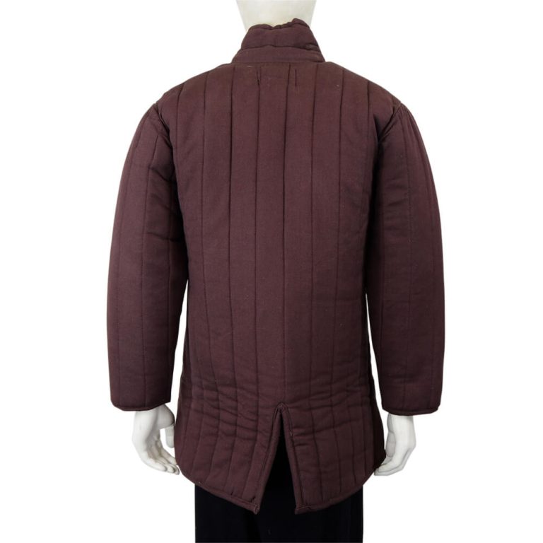 Laced-Front Gambeson - Brown