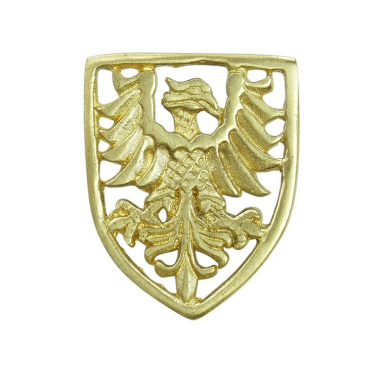 Large Eagle Shield Belt Studs / Conchos - Set of 5