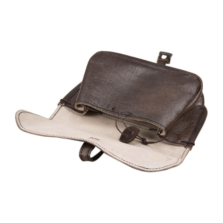 Large Medieval Leather Belt Pouch