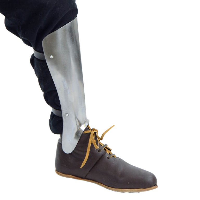 Late Medieval Greaves - 16 Gauge