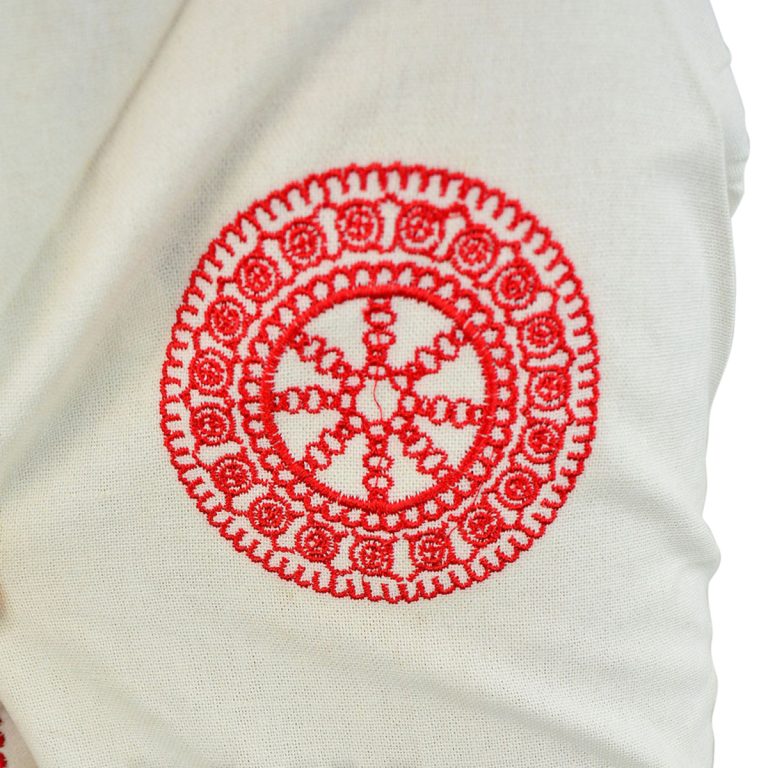 Late Roman Embroidered Tunic Red