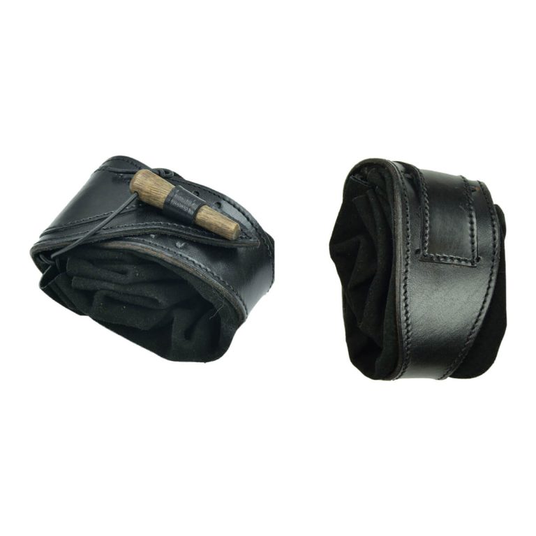 Leather Belt Pouch with Toggle