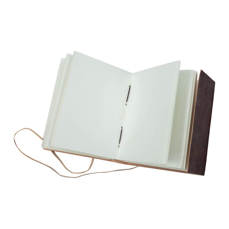 Leather-Bound Norse Raven Journal