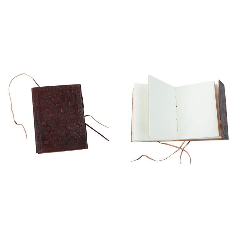 Leather-Bound Pentagram Journal