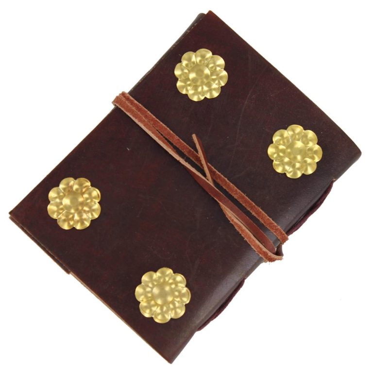 Leather Cover Diary Journal Book