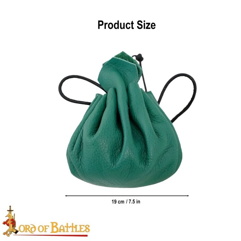 Leather Medieval Belt Coin Pouch