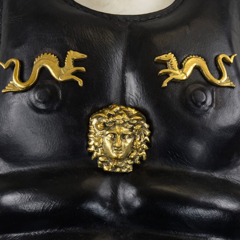 Leather Muscle Armor with Studded Tassets