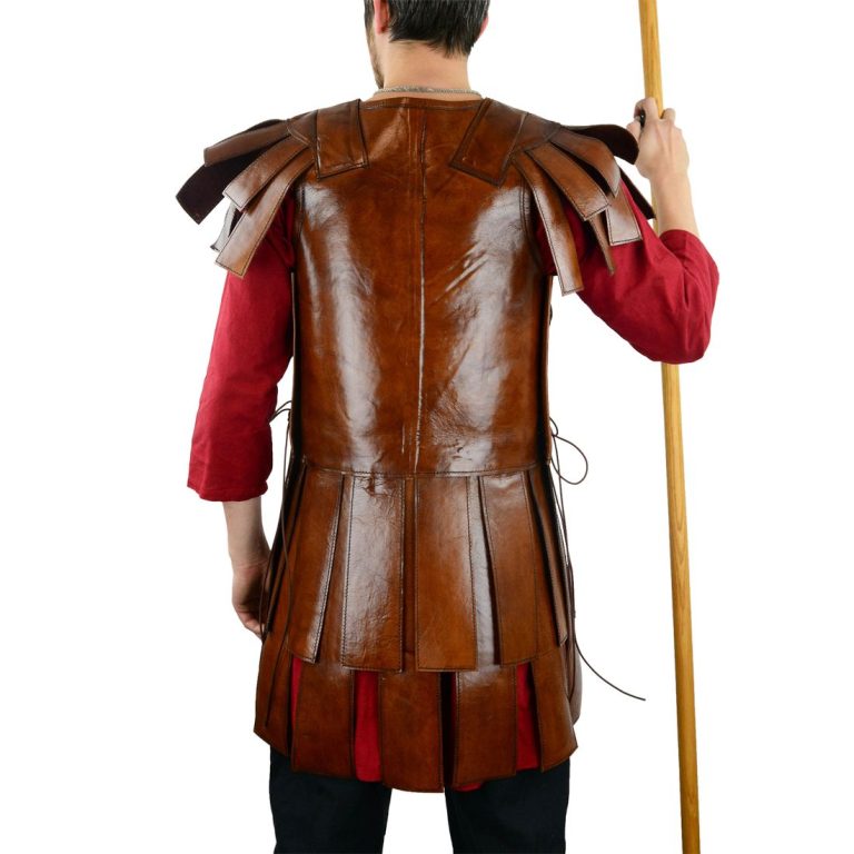 Roman Leather Subarmalis Brown - Centurion Undergarment
