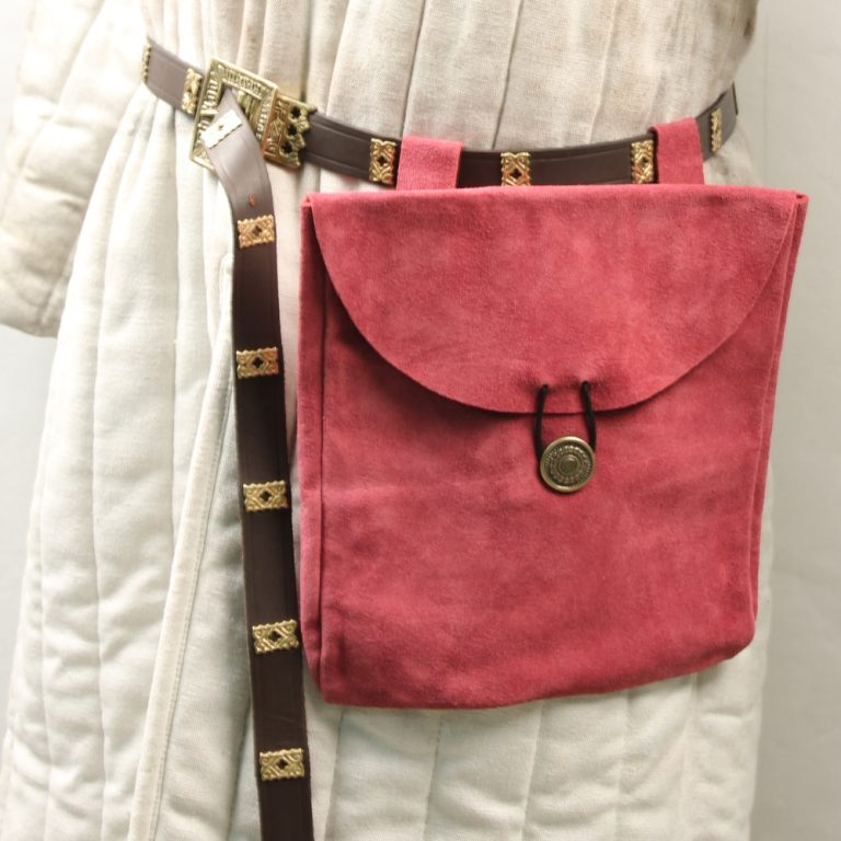 Love of Pink Suede Leather Pouch