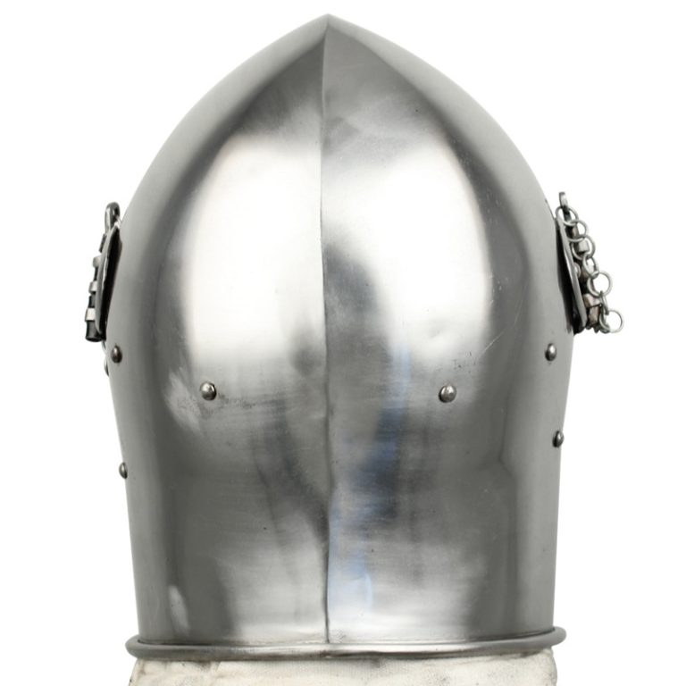 Medieval Detachable Visor Barbute