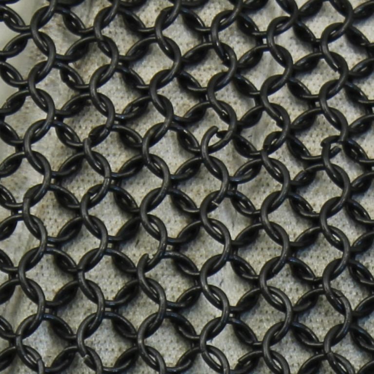 Medieval Hauberk Full Sleeve Blackened Large