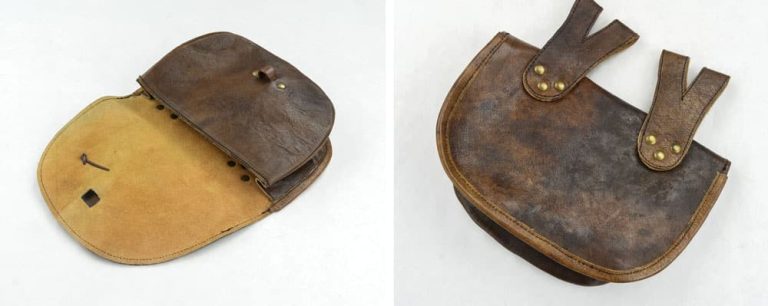 Medieval Leather Belt Pouch