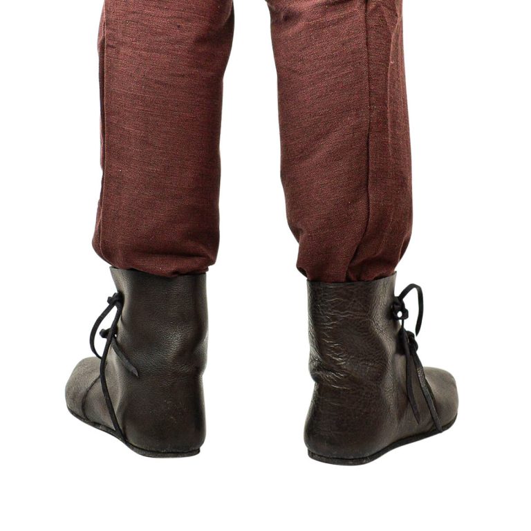 Medieval Leather Shoes - Black