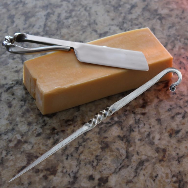 Medieval Stainless Twisted Cheese Knife