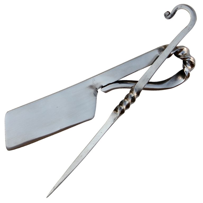 Medieval Stainless Twisted Cheese Knife