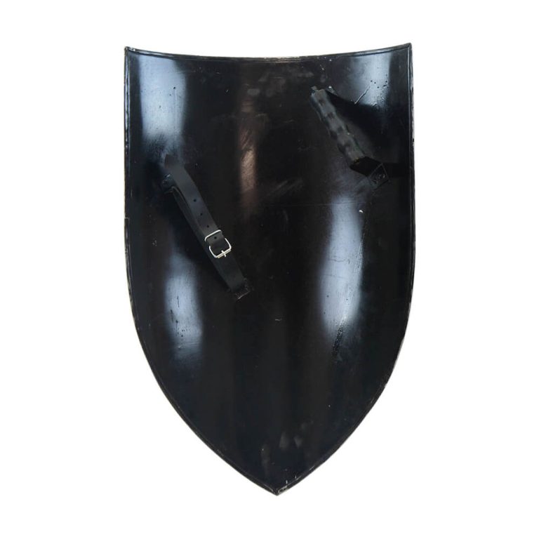 Medieval Steel Heater Shield Blank - 18 Gauge Steel