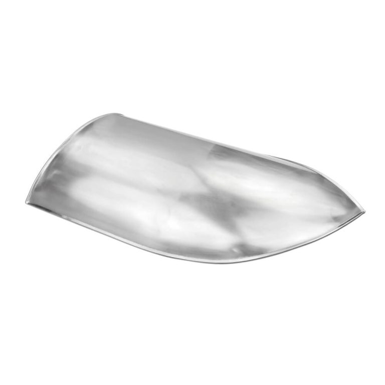 Medieval Steel Heater Shield with Center Grip - Blank - 18 Gauge Steel