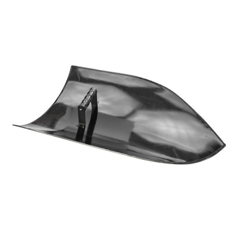 Medieval Steel Heater Shield with Center Grip - Blank - 18 Gauge Steel