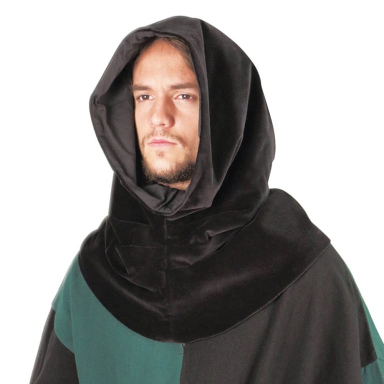 Medieval Velvet Cowl Hood