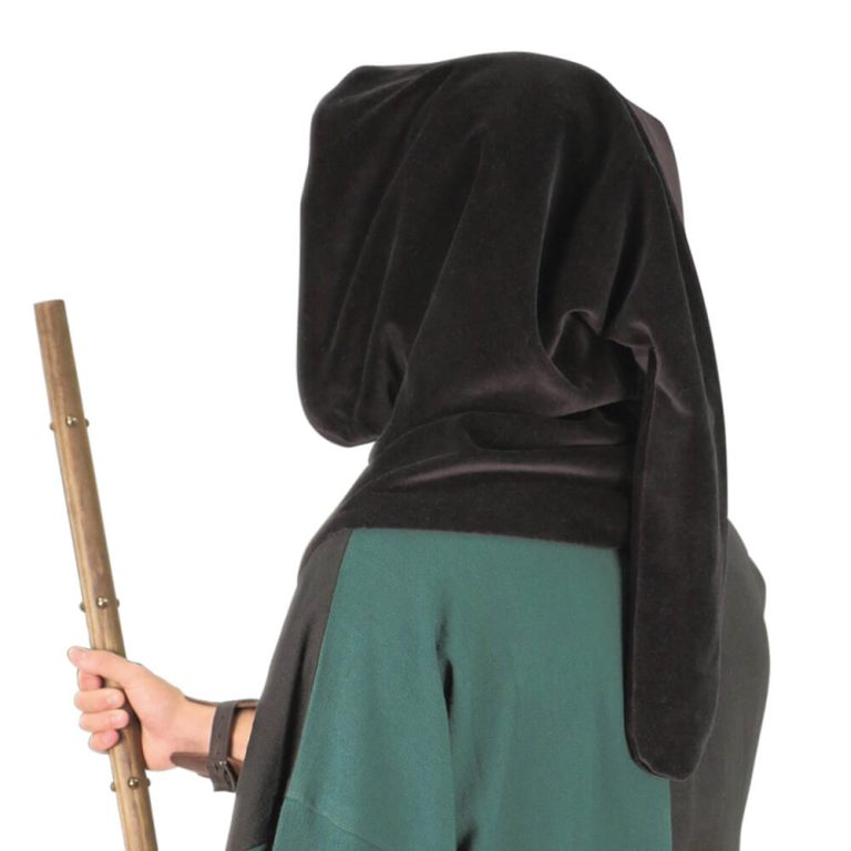 Medieval Velvet Cowl Hood