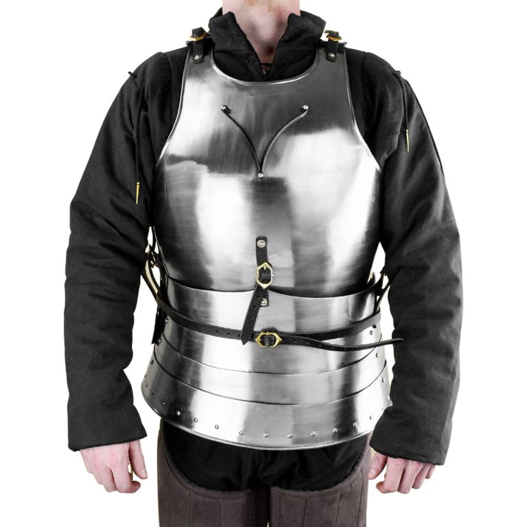 Milanese Plate Cuirass and Tassets  16 Gauge Steel
