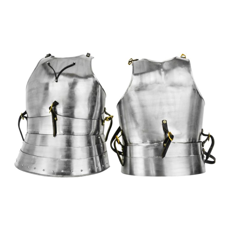 Milanese Plate Cuirass and Tassets  16 Gauge Steel