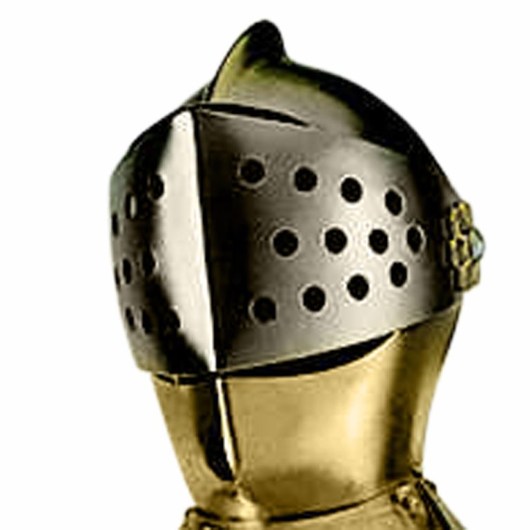 Miniature 16th Century Spanish Suit of Armor with Sword (Gold) by Marto