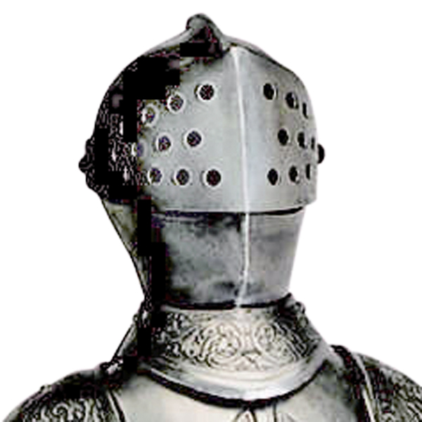 Miniature 16th Century Spanish Suit of Armor with Halberd