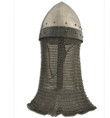 Norman Helmet with Aventail 16 Gauge