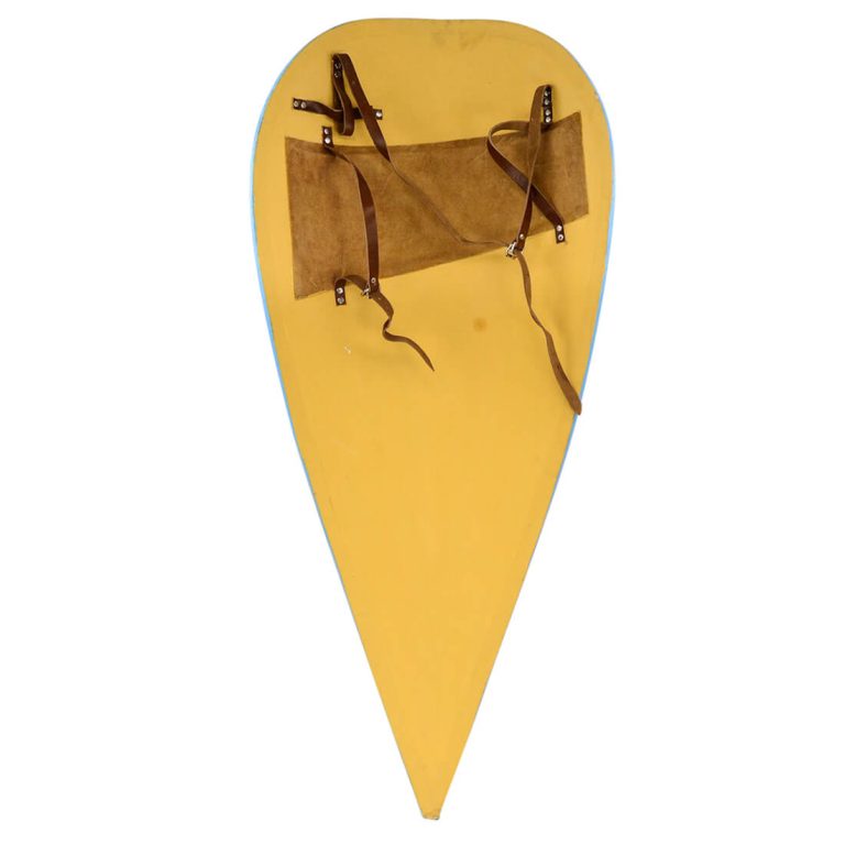 Norman Kite Shield with Shield Boss - Blue Dragon on Blue Field