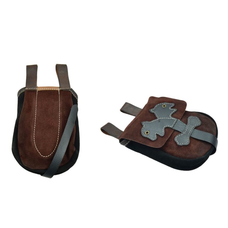 Norse Dragons Leather Belt Pouch