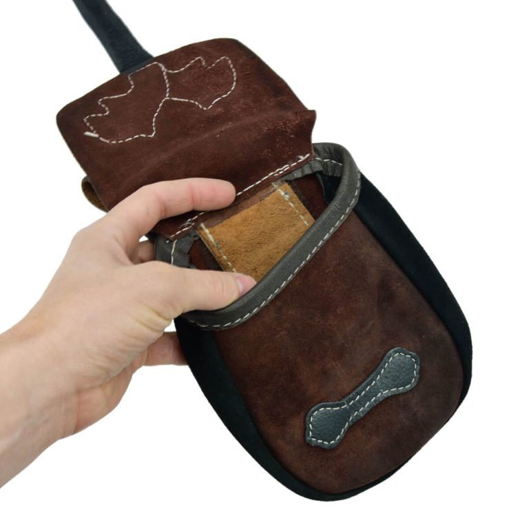 Norse Dragons Leather Belt Pouch