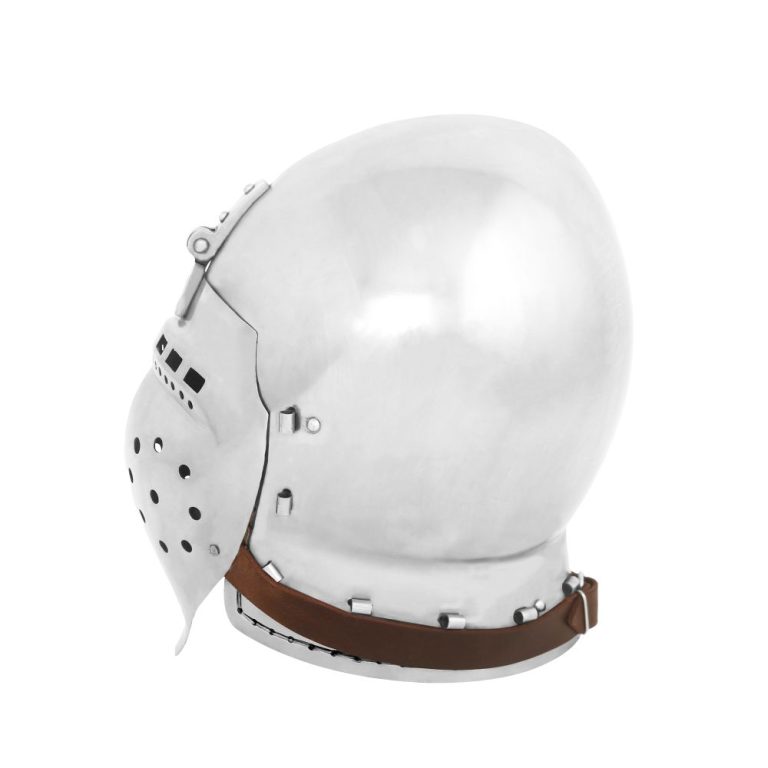 Nuremberg Klappvisor Bascinet - 16 Gauge Steel