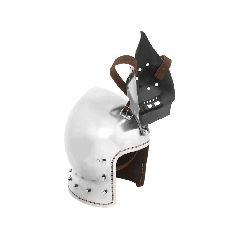 Nuremberg Klappvisor Bascinet - 16 Gauge Steel