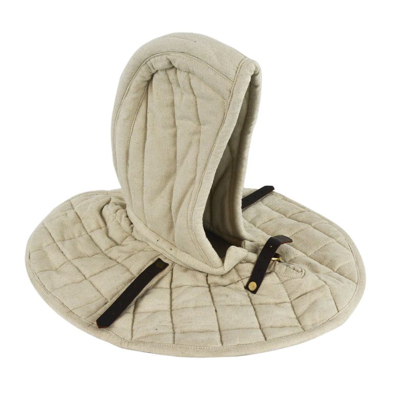 Padded Arming Hood with strap and buckle