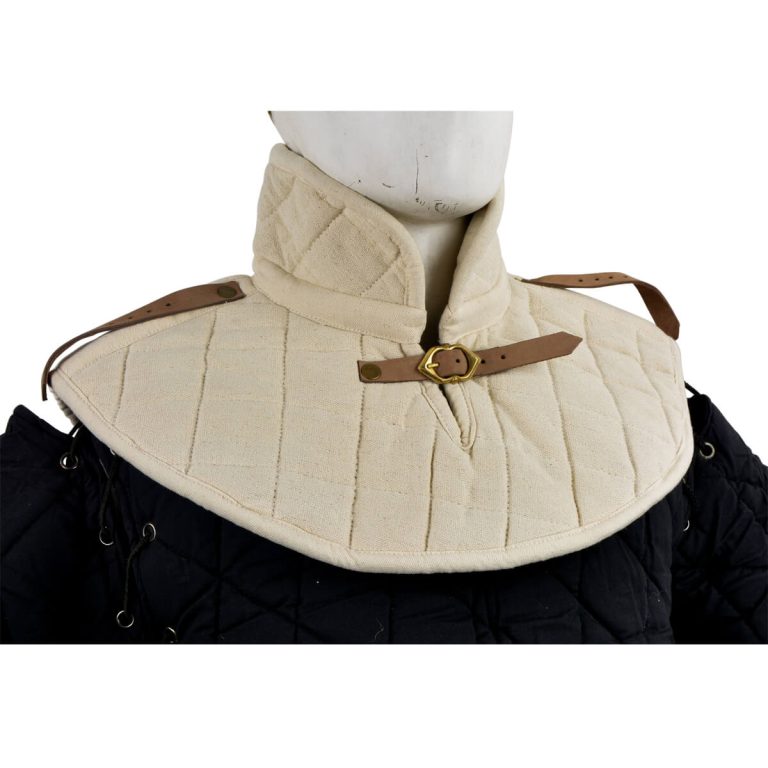 Padded Gambeson Collar - Natural